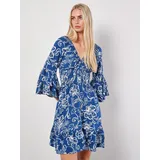 Apricot Minikleid Freizeitkleid Blau XL