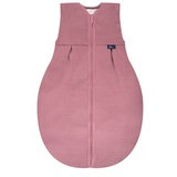 Kinderhaus Blaubär Alvi 4-Season Mull Schlafsack & Windel Blaubaer | Leichter Ganzjahresschlafsack 100% Baumwolle | Warmer Kinderschlafsack TOG 2.0 | Winterschlafsack mit Kinnschutz | Babyschlafsack - 90