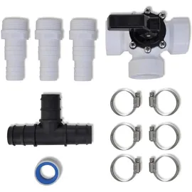 vidaXL Bypass Set Poolheizung 0,17 m 0,18 m