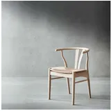 Hammel Furniture Stuhl Freja, Esszimmerstuhl, Wohnzimmerstuhl, Massivholz, gepolsterte Sitzfläche, versch. Farbvarianten beige