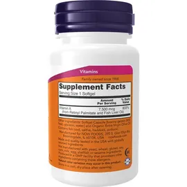 NOW Foods Vitamin A 25,000 IU Softgels 250 St.