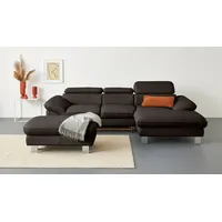 Cotta Ecksofa Driver L-Form", braun (brown) Leder- (82465729-0)