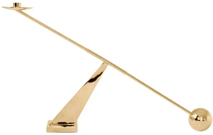 Audo Interconnect Kerzenhalter Large Polished Brass