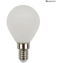 HEITRONIC Osram LED Filament Tropfenform, E14, 4W 2700K 400lm 320°, CRi >90, matt, flackerfrei HEI-15028