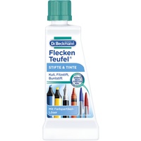 Dr. Beckmann Fleckenteufel Stifte & Tinte | Spezialfleckentferner gegen Kugelschreiber-Flecken, Tinten-Flecken 50 ml