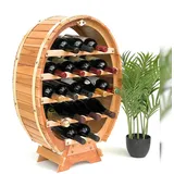 DanDiBo Ambiente Weinregal 53 x 77 x 24 cm Braun