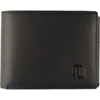 NEGOTIA Finnian Geldbeutel Herren Geldbörse für Herren Geldbörse Herren Klein Brieftasche Herren Portmonee - Schwarz - Schwarz