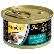GimCat ShinyCat Hühnchen & Garnelen 24 x 70 g