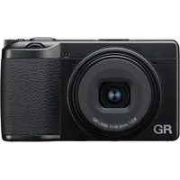Ricoh GR III HDF Kompaktkamera (Hoch auflösendes GR-Objektiv, 24,79 MP, Bluetooth, WLAN (Wi-Fi) grau|schwarz