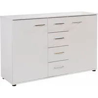 WIMEX Kombikommode 130 x 82 x 41 cm Weiß