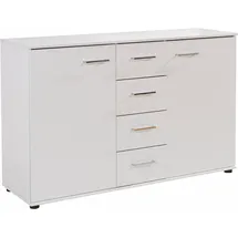 WIMEX Kombikommode 130 x 82 x 41 cm Weiß