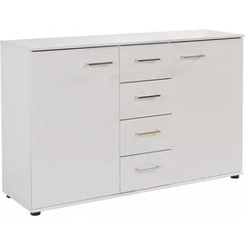 WIMEX Kombikommode 130 x 82 x 41 cm Weiß