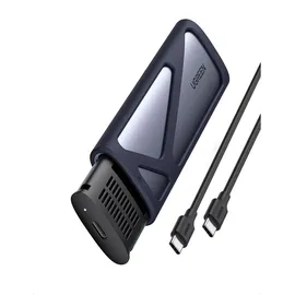 UGREEN 10902 Speicherlaufwerksgehäuse SSD-Gehäuse, M.2 M.2, USB Anschluss, Silber
