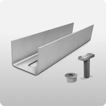 K2 Systems Schienenverbinder Set SolidRail Ultra Light und Light