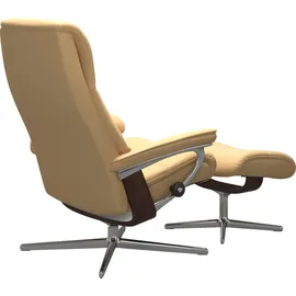 Stressless Stressless® »View« mit Cross Base, Größe S, M & L, Holzakzent Braun
