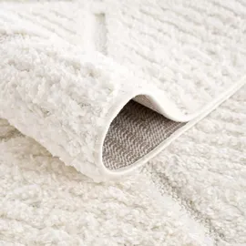 Carpet City "Focus 2997", beige Creme B:200cm H:20mm L:290cm, Polypropylen, Teppiche, Läufer, Boho, Hochtief-Muster/ 3D-Effekt, für Wohnzimmer, Schlafzimmer