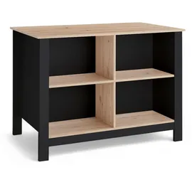 BASIC by Balculina Kücheninsel Sugar 124 cm schwarz