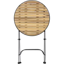 Beliani Bistro Set 3-tlg. Hellbraun