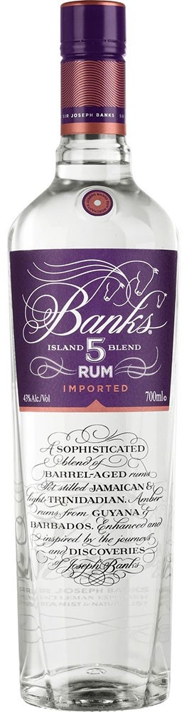 Banks 5 Island Blended White Rum 43% 0,7l