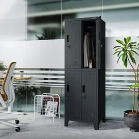 Jan Nowak Spind Metall 56x172x45 cm Garderobe, Garderobenschränke, Garderobenschränke