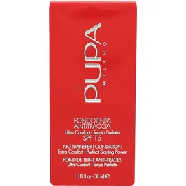 PUPA No Transfer Foundation LSF 15 02 light beige 30 ml