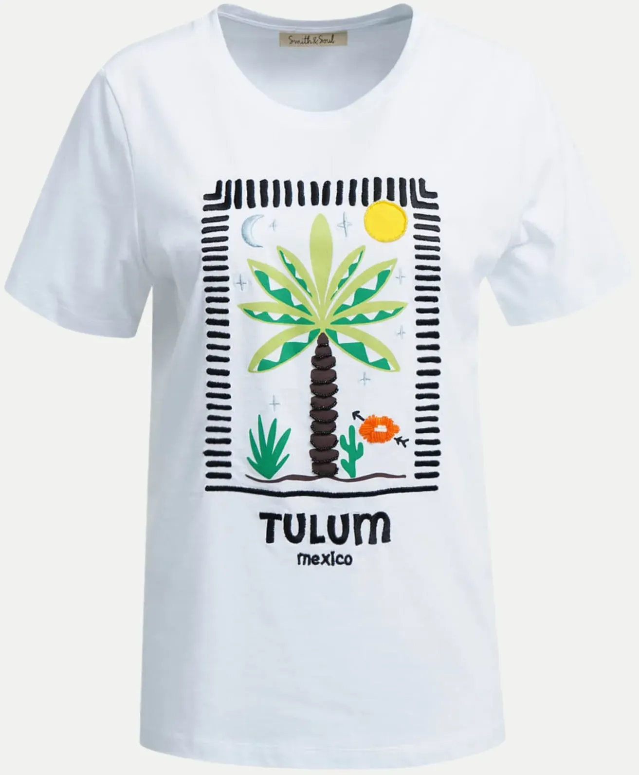 Regular-Fit T-Shirt mit Print Weiß XL