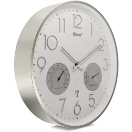 MEBUS 12989 Funkwanduhr mit Thermo-Hygrometer