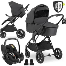 hauck Kinderwagen, 3in1 Kinderwagen-Set Vision X Trio Set Silver