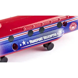 Siku Transporthubschrauber Rot/Blau 1:1