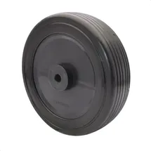 Wagner System GmbH WAGNER Vollscheibenrad - Durchmesser Ø 150 x 40 mm, Achsloch Ø 10 mm, Kunststoff, schwarz, Tragkraft 35 kg - 03715001