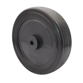 Wagner System GmbH WAGNER Vollscheibenrad - Durchmesser Ø 150 x 40 mm, Achsloch Ø 10 mm, Kunststoff, schwarz, Tragkraft 35 kg - 03715001