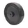 Wagner System GmbH WAGNER Vollscheibenrad - Durchmesser Ø 150 x 40 mm, Achsloch Ø 10 mm, Kunststoff, schwarz, Tragkraft 35 kg - 03715001