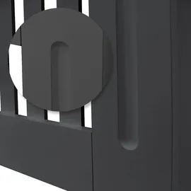 ML-Design Heizkörperverkleidung Landhausstil 78x19x82 cm Anthrazit MDF lackiert