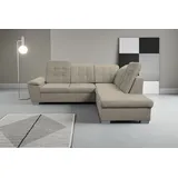 werk2 Eckcouch Polyester 2-Sitzer Beige