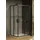 Ravak Blix Slim Eck-Duschkabine rechts 90 x 195 cm schwarz/Klarglas X1LM70300Z1