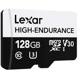 Lexar 128 Gb High-endurance Microsdhc/microsdxc Uhs-i-karten, Bis Zu 100 Mb/s Lesen, 45 Mb/s Schreiben, C10 A1 V30