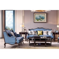 JVmoebel Sofa Klassische Chesterfield Couch 3+2 Sitzer Sofa Couchen Möbel, Made in Europe blau