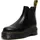 Dr. Martens 2976 Yellow Stitch Smooth black smooth leather 46