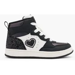 Hoher Sneaker - Damen - schwarz