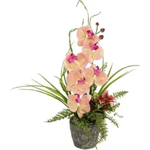 I.GE.A. Kunstpflanze Orchidee, I.GE.A., Höhe 46 cm orange