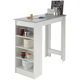 Stolkom Bartisch Mojito 115 x 103 x 50 cm Grau/Weiß