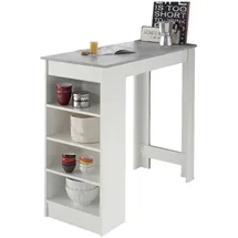 Stolkom Bartisch Mojito 115 x 103 x 50 cm Grau/Weiß