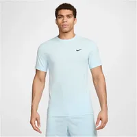 Nike Herren T-Shirt Dri-Fit UV Short-Sleeve Fitness DV9839-474 M - Glacier Blue/Black