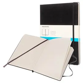 Moleskine Notizbuch Xlarge, Punktraster, fester Einband schwarz