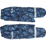 Playshoes Matschhandschuh mit Fleece-Futter Baustelle Blau 3