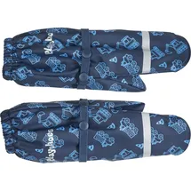 Playshoes Matschhandschuh mit Fleece-Futter Baustelle Blau 3