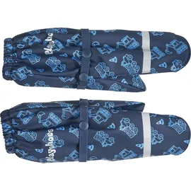 Playshoes Matschhandschuh mit Fleece-Futter Baustelle Blau 3