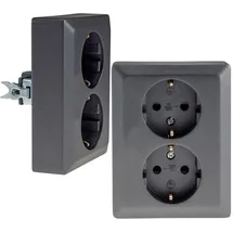 ChiliTec Schuko-Steckdose 2-fach Unterputz 1 St.