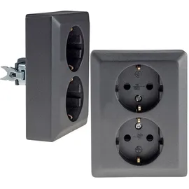 ChiliTec Schuko-Steckdose 2-fach Unterputz 1 St.