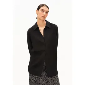 ARMEDANGELS Langarmbluse LINEN BLEND schwarz XS